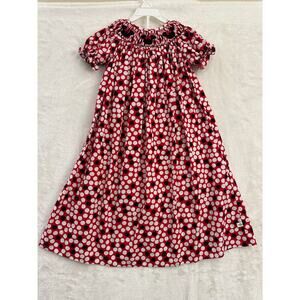 Lolly Wolly Smocked Bishop Minnie Mouse Dress 5 Disney Long